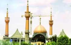 حرکت سوارکاران قزوینی به سمت حرم امام خمینی(س)
