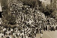 برپایی نخستین تظاهرات میلیونی مردم تهران بعد از نماز عید فطر 1357