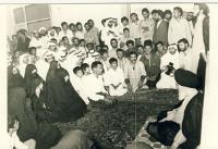 دیدار عرب ها با امام در مدرسه فیضیه