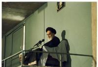دیدار مسئولین با امام در حسینیه جماران