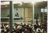 دیدار مسئولین با امام در حسینیه جماران