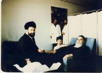 امام در بیمارستان قلب تهران