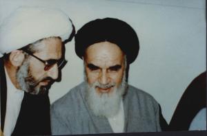 دیدار آیت الله مهدوی کنی با امام در قم