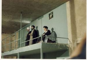 دیدار مسئولین با امام در حسینیه جماران
