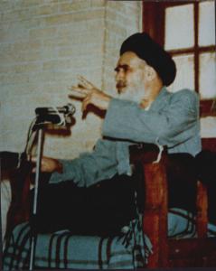 سخنرانی امام در مسجد نجف