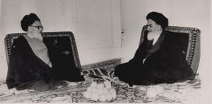 دیدار امام و آیت الله شریعتمداری