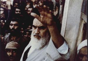 دیدار مردم با امام در قم