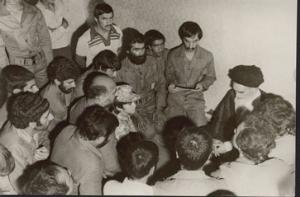 دیدار گروهی از پاسداران با امام در قم