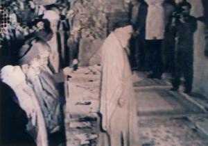 آخرین نماز جماعت با  مسئولین