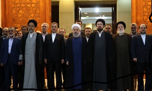 تجدید میثاق رئیس جمهوری و اعضای دولت با آرمان های امام