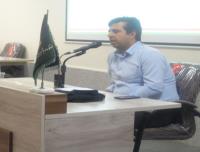 نشست علمی "بررسی تاثیرجنگ ایران و عراق بر ادبیات داستانی انقلاب اسلامی" با حضور دکتر مهدی سعیدی برگزار شد