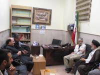 بازدید دکتر حداد عادل و هیئت همراه از منزل و مدرسه امام خمینی (س) در نجف اشرف