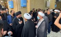 گزارش تصویری(۲) حضور نماینده یادگار امام در مراسم بزرگداشت آیت الله العظمی حکیم/ معرفی جانشین سیدعلی اکبر محتشمی پور در نجف