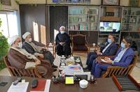 مدیر موسسه تنظیم و نشر آثار امام خمینی قم، با مدیر کل صدا و سیمای مرکز قم دیدار کرد