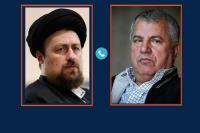تسلیت تلفنی یادگار امام به علی پروین