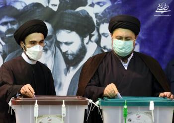 گزارش تصویری حضور یادگار امام در انتخابات ریاست جمهوری