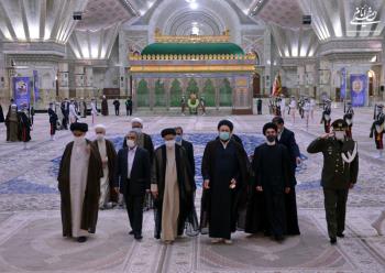 گزارش تصویری تجدیدمیثاق رئیس قوه قضائیه و مسئولان عالی قضایی با آرمان های حضرت امام