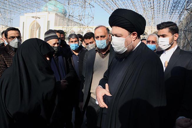 گزارش تصویری مراسم تشییع و خاکسپاری سید احمد میریان در حرم مطهر امام خمینی
