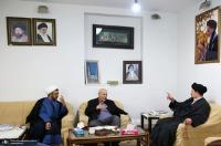 گزارش تصویری دیدار صلاح زواوی سفیر سابق فلسطین در ایران با یادگار امام