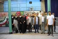 گزارش تصویری بازدید دانشجویان دانشگاه ازاد اسلامی واحد علوم پزشکی پردیس از بیت امام در جماران