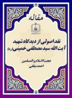 نقد اصولی از دیدگاه شهید آیت الله سید مصطفی خمینی(ره)