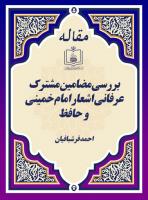 بررسی مضامین مشترک عرفانی اشعار امام خمینی و حافظ