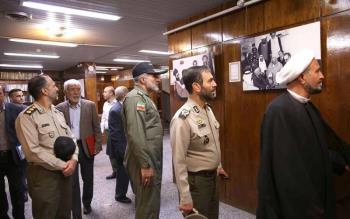 بازدید امرای ارتش و پیشکسوتان هوانیروز از حسینیه جماران‎‎