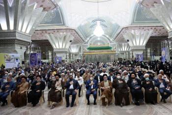 گزارش تصویری مراسم چهلمین روز ارتحال سید محمود دعایی در حرم مطهر امام خمینی