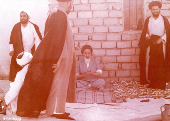  امام خمینی و سد مرزی کویت در مهر ۵۷