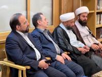 دیدار دکتر کمساری با نماینده ولی فقیه در عراق در بیت شریف امام خمینی(س)