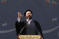 سید علی خمینی: مذاکره کنندگان را مجاهدانی در عرصه دیپلماسی و در کنار مجاهدان سپاه می دانیم/ سخن از براندازی نظام اسلامی در قدوقواره ترامپ و نتانیاهو نیست